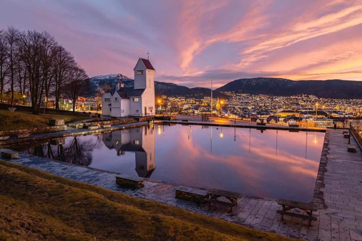 Dinbnb Apartments I 350M To Bryggen I Renovated 2023 I Quiet Top Apart Берген Екстер'єр фото